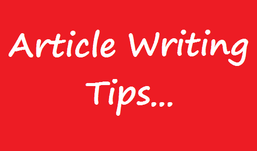 article writing tips
